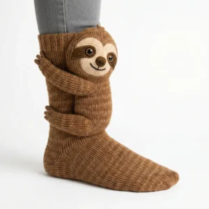 SlothHug 3D Animal Socks
