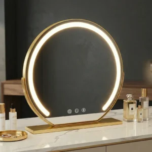 LuxAura™ Rechargeable LED Mirror