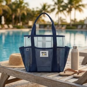 Large Mesh Beach Tote Bag