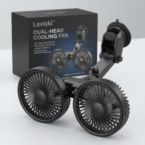 Zyrova – Dual Head Car Cooling Fan