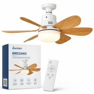 Brezano – Ceiling Fan with Light