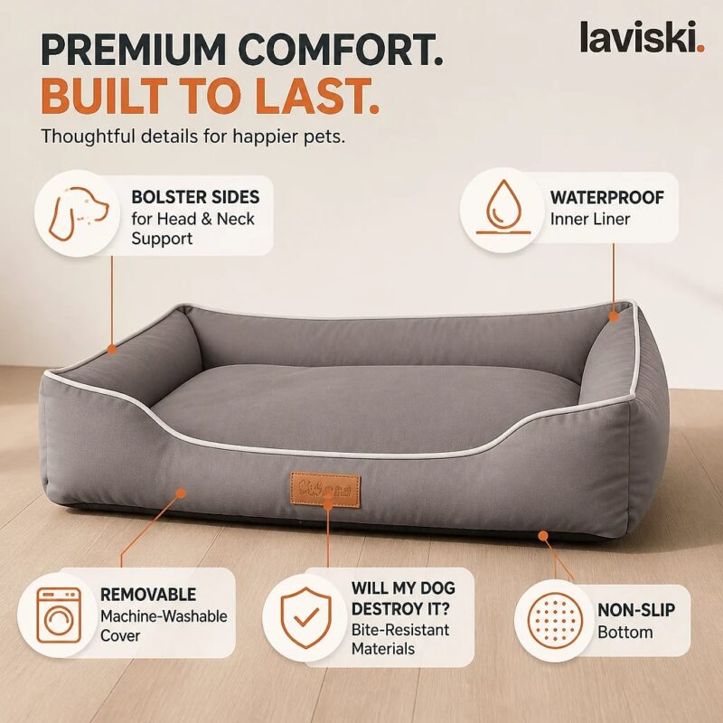 Bolstra Bolstered Dog Bed, feature showcase