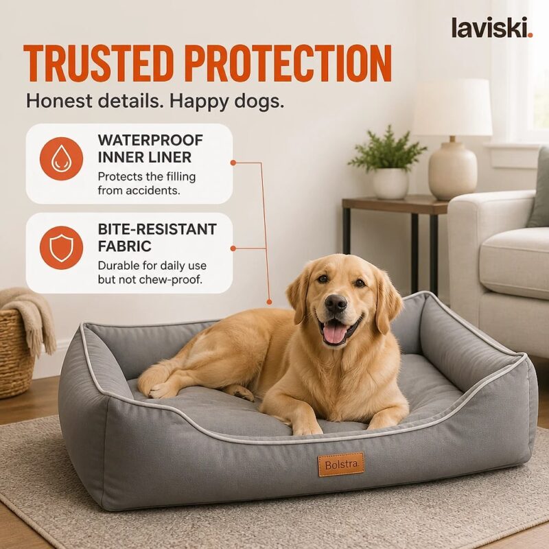 Bolstra Bolstered Dog Bed, trust / durability