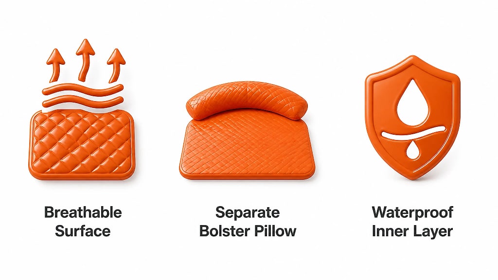 Breezra Cooling Orthopedic Pet Mat, key features at a glance