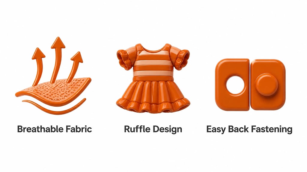 Bumbly Bee Dog Dress, key features at a glance