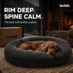 Calmara Calming Donut Dog Bed, closing hero