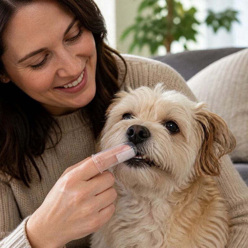 Freshbit Pet Finger Toothbrush Set, avatar usage