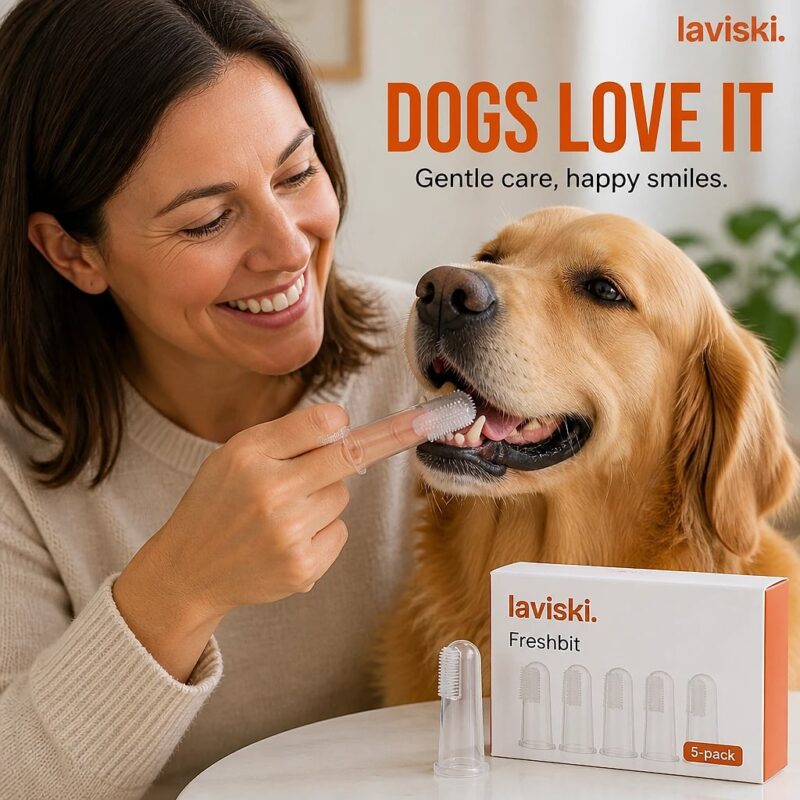 Freshbit Pet Finger Toothbrush Set, social proof