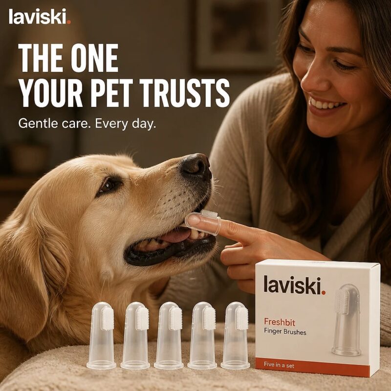 Freshbit Pet Finger Toothbrush Set, closing hero