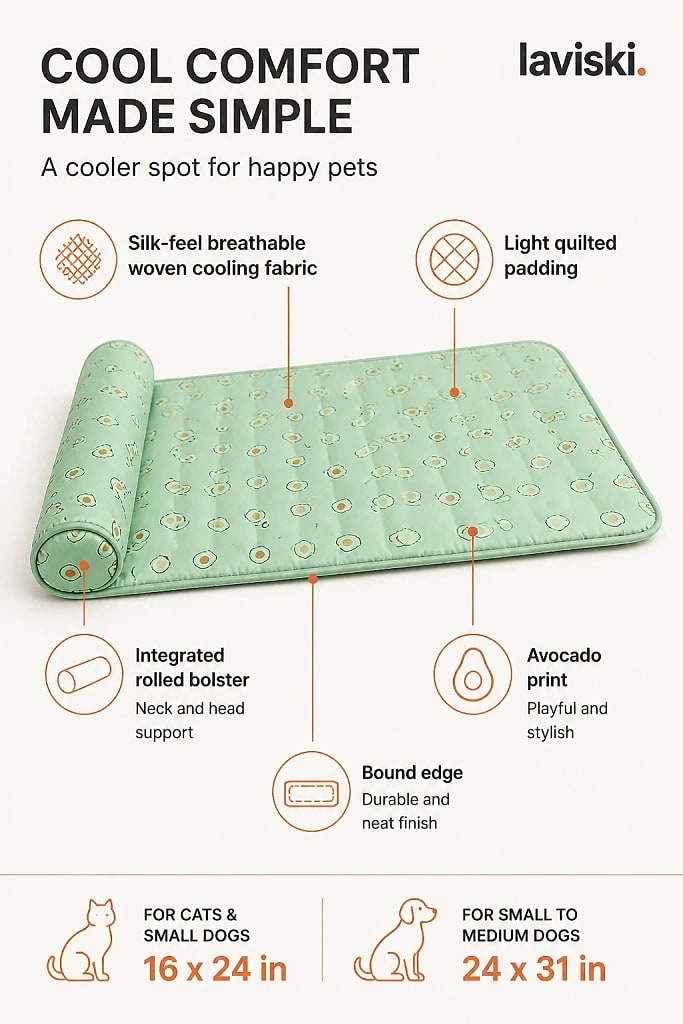 Frostpaw Pet Cooling Mat, materials and construction detail
