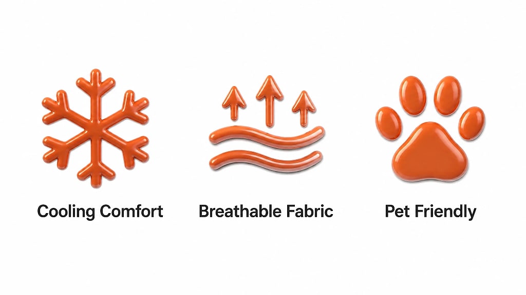 Frostpaw Pet Cooling Mat, key features at a glance