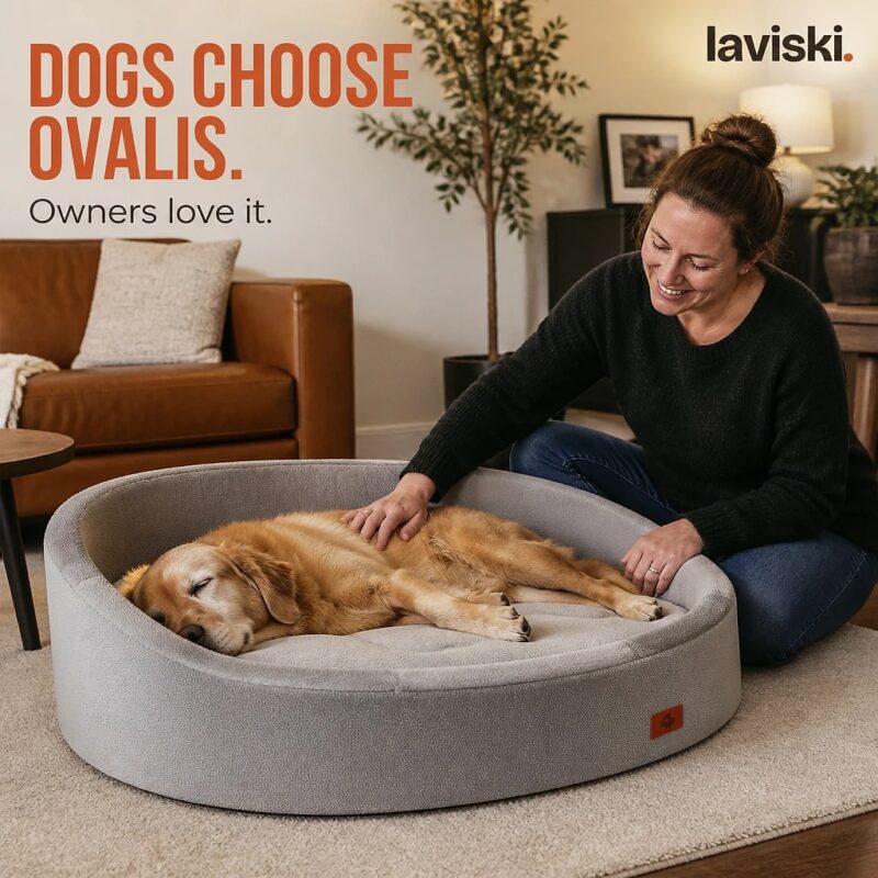 Ovalis Orthopedic Oval Dog Bed, social proof