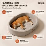 Ovalis Orthopedic Oval Dog Bed, feature showcase