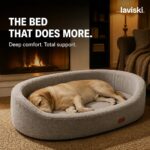 Ovalis Orthopedic Oval Dog Bed, closing hero