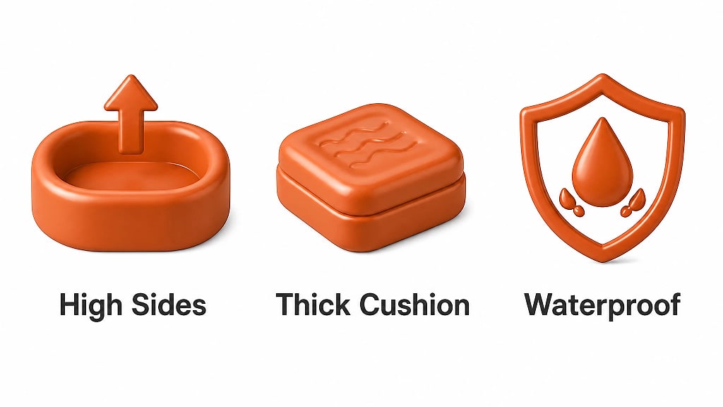Ovalis Orthopedic Oval Dog Bed, key features at a glance