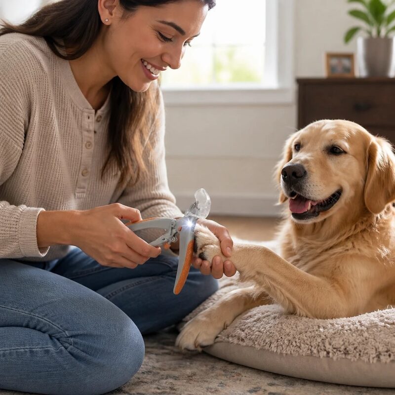 Pawguard Dog Nail Clippers with LED Quick Sensor, avatar usage