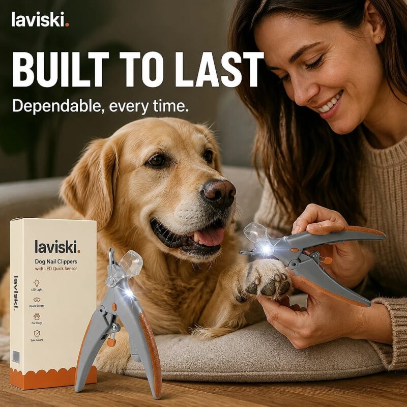 Pawguard Dog Nail Clippers with LED Quick Sensor, trust / durability