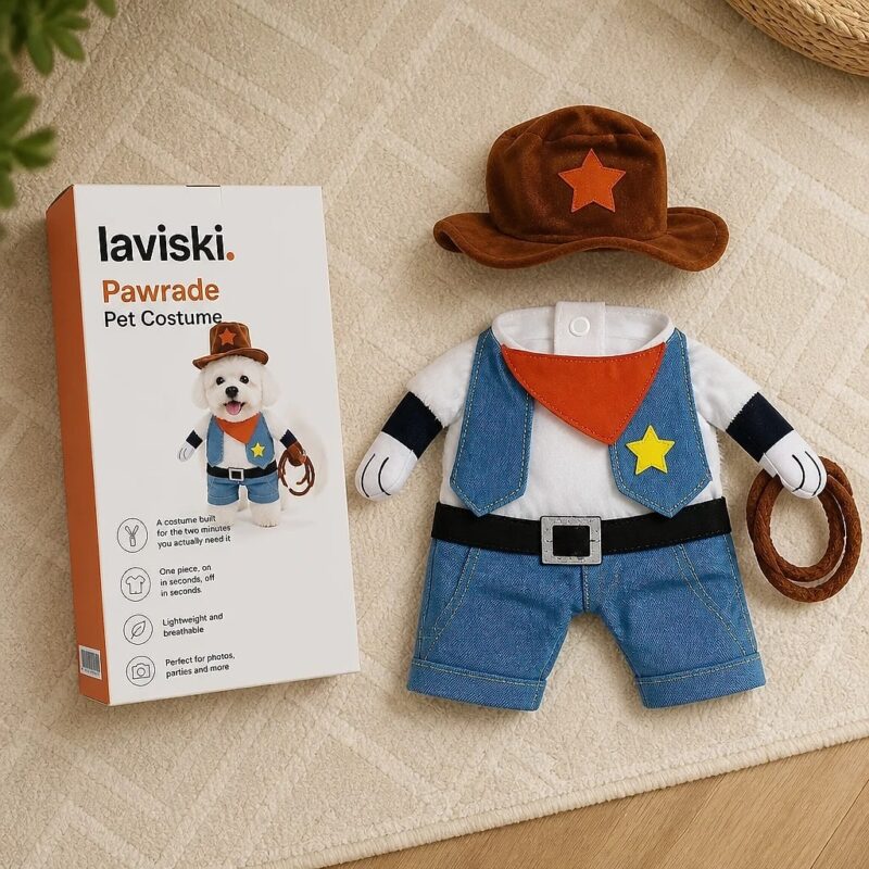 Pawrade Dog Costume Jumpsuit, what's included