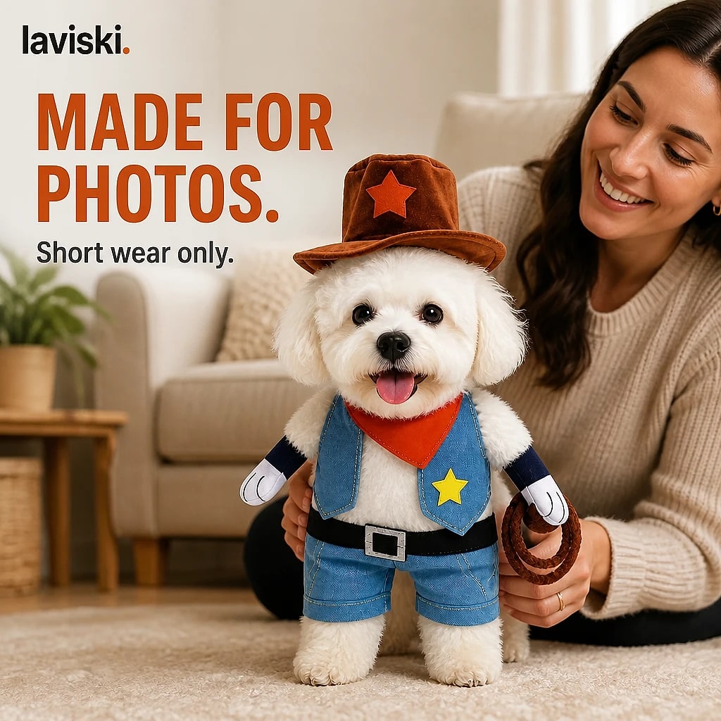 Pawrade Dog Costume Jumpsuit, durability and protection detail