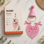 Pawty Birthday Hat and Bandana Set, what's included