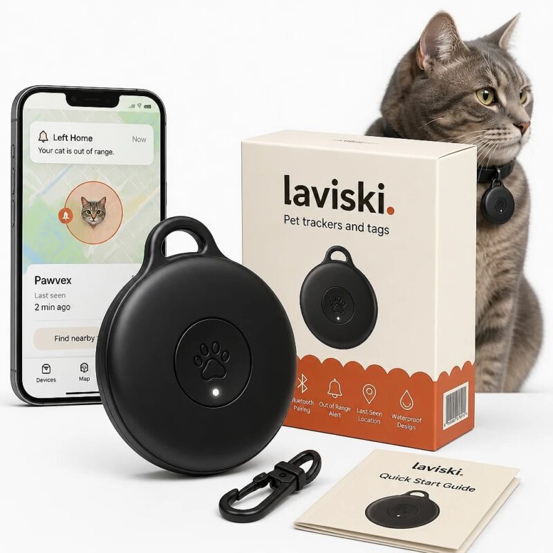 Pawvex GPS Tracker for Cats — Main Product Hero Pawvex GPS Tracker for Cats, main product hero