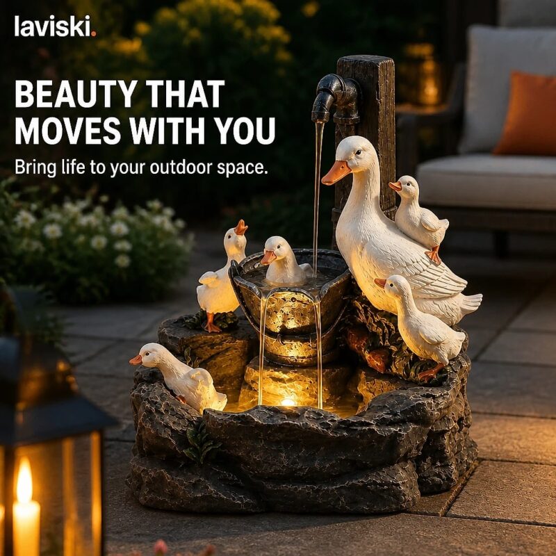 Rivona Tiered Garden Fountain, closing hero