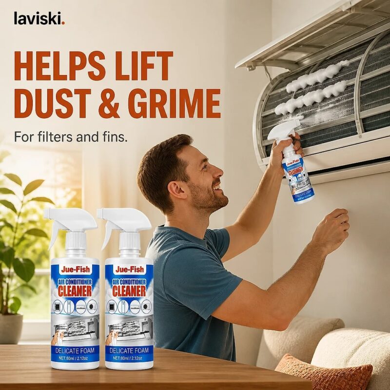 Air Conditioner Foam Cleaner 2 Bottles, desired outcome