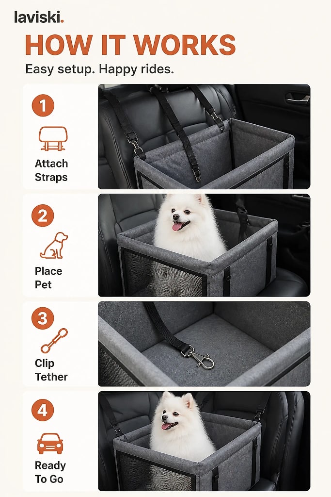 Altura Foldable Car Booster Seat, how to unpack and set it up