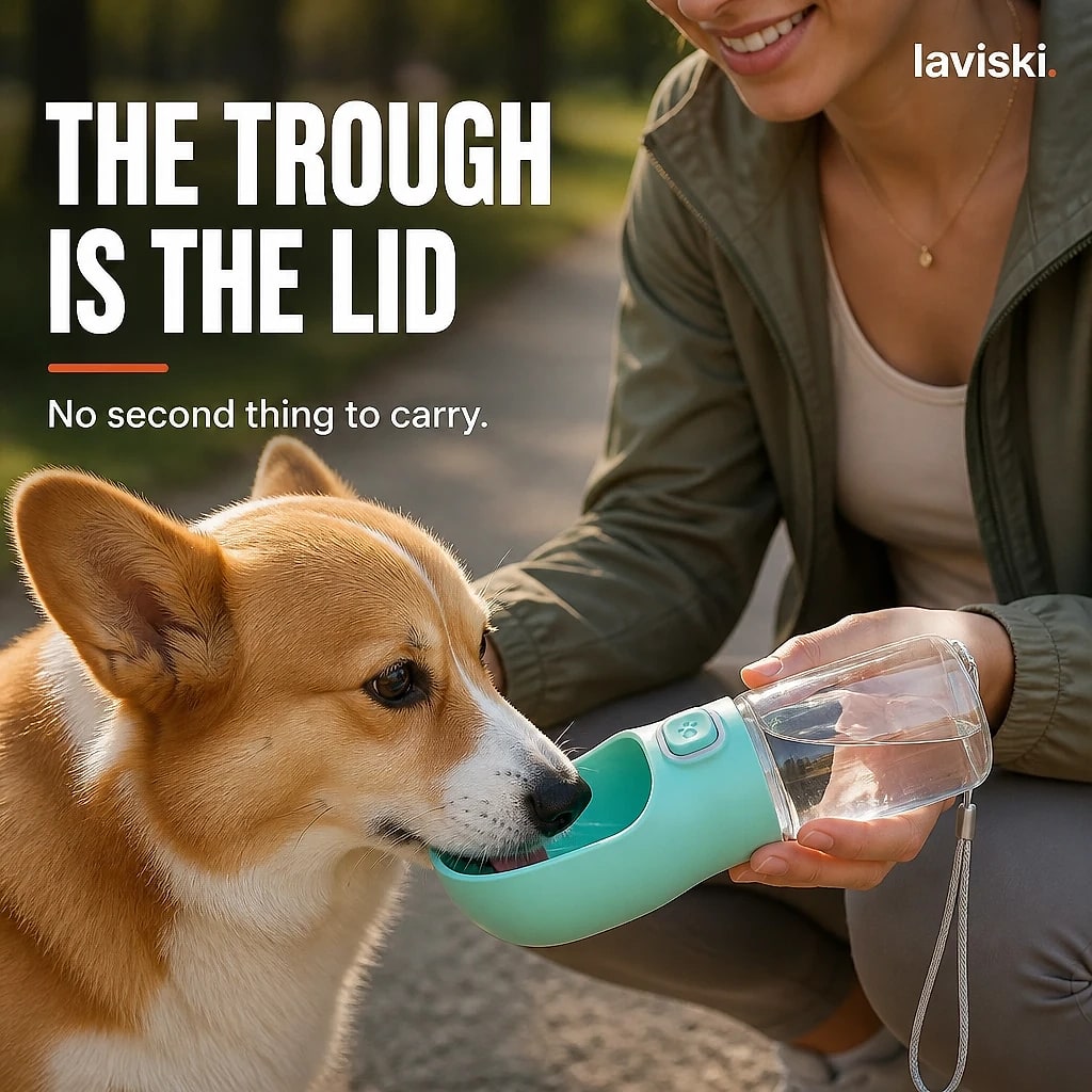 Aquara Portable Dog Water Bottle, durability and protection detail