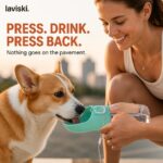 Aquara Portable Dog Water Bottle, closing hero
