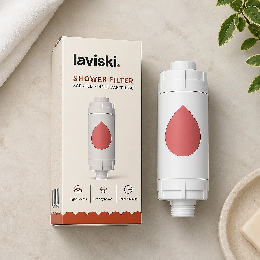 Aroma Scented In Line Shower Filter, what is included in the box