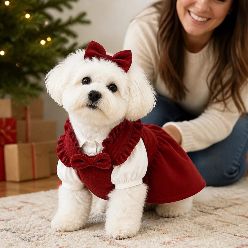 Belora Corduroy Dog Dress Set, solution / transformation