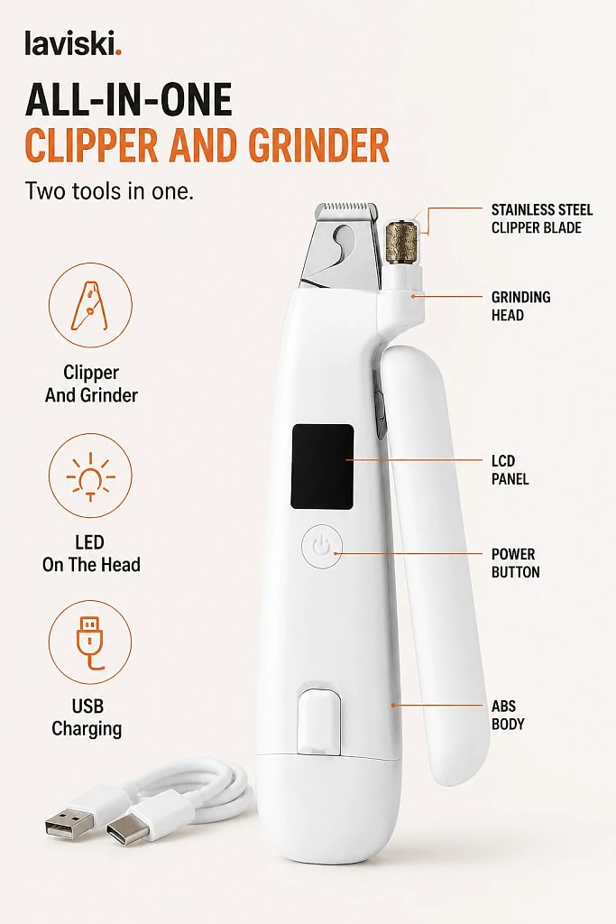 Binara Clipper and Grinder in One, materials and construction detail