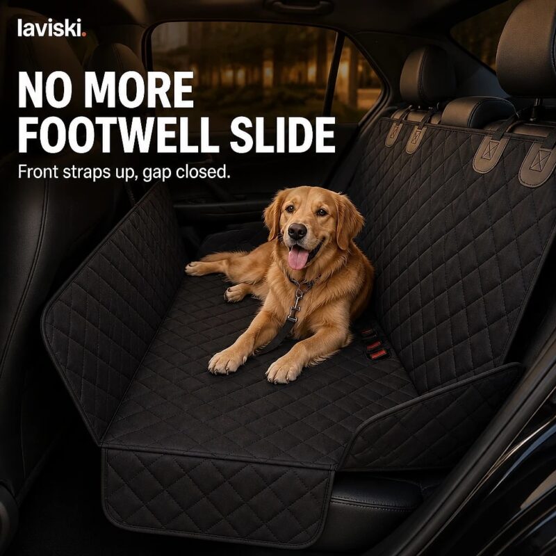 Cabina Quilted Car Seat Hammock, closing hero