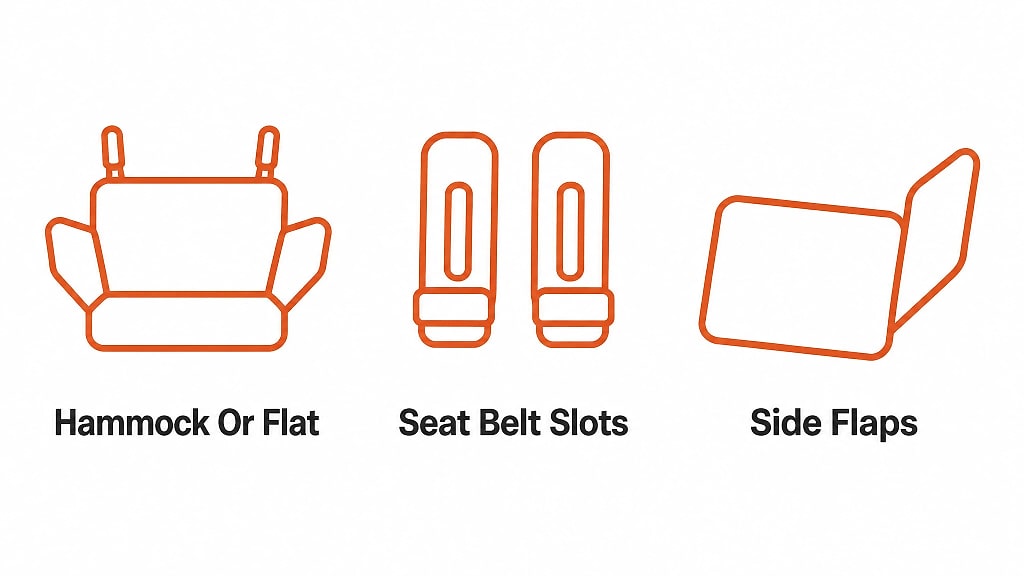 Cabina Quilted Car Seat Hammock, key features at a glance