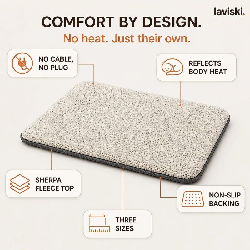 Calida Self-Heating Pet Mat, feature showcase