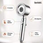 Cascara Five-Mode Handheld Shower Head, feature showcase