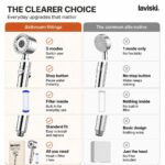 Cascara Five-Mode Handheld Shower Head, comparison