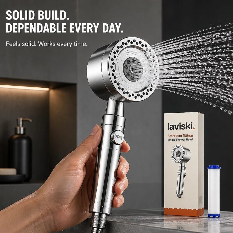 Cascara Five-Mode Handheld Shower Head, trust / durability