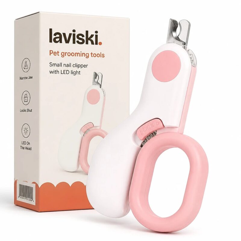 Clipsa Small Pet Nail Clipper with Lock, main product hero