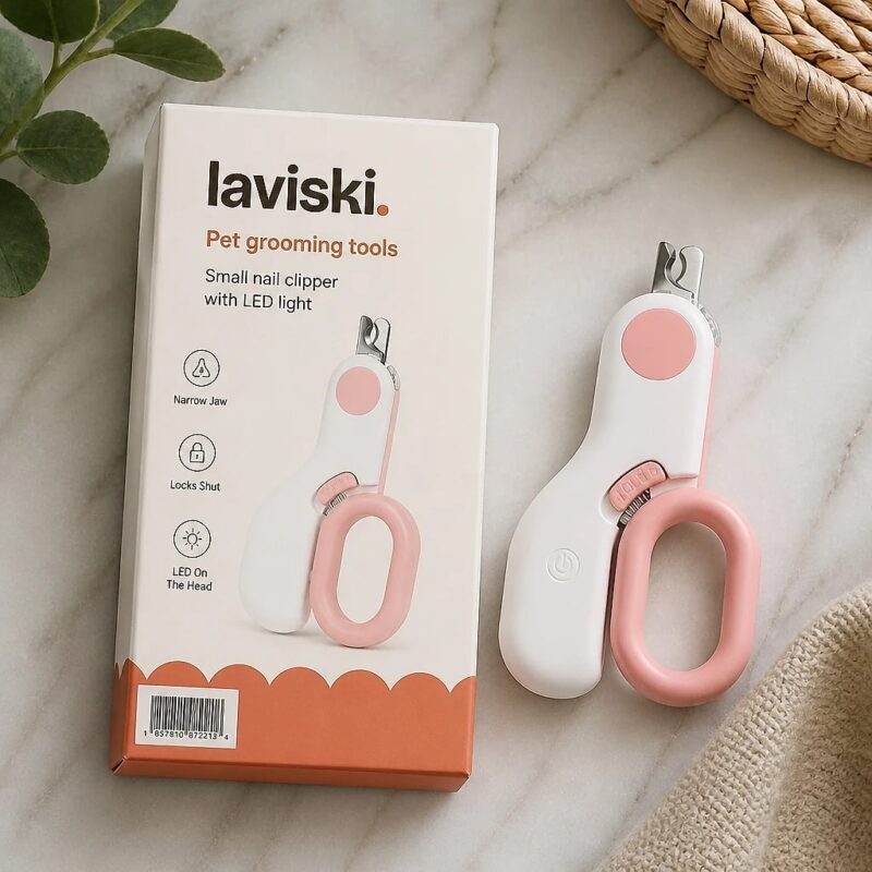 Clipsa Small Pet Nail Clipper with Lock, what's included
