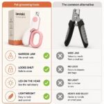 Clipsa Small Pet Nail Clipper with Lock, comparison