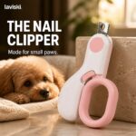 Clipsa Small Pet Nail Clipper with Lock, closing hero