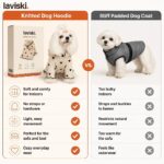 Cozia Waffle Knit Dog Hoodie, comparison