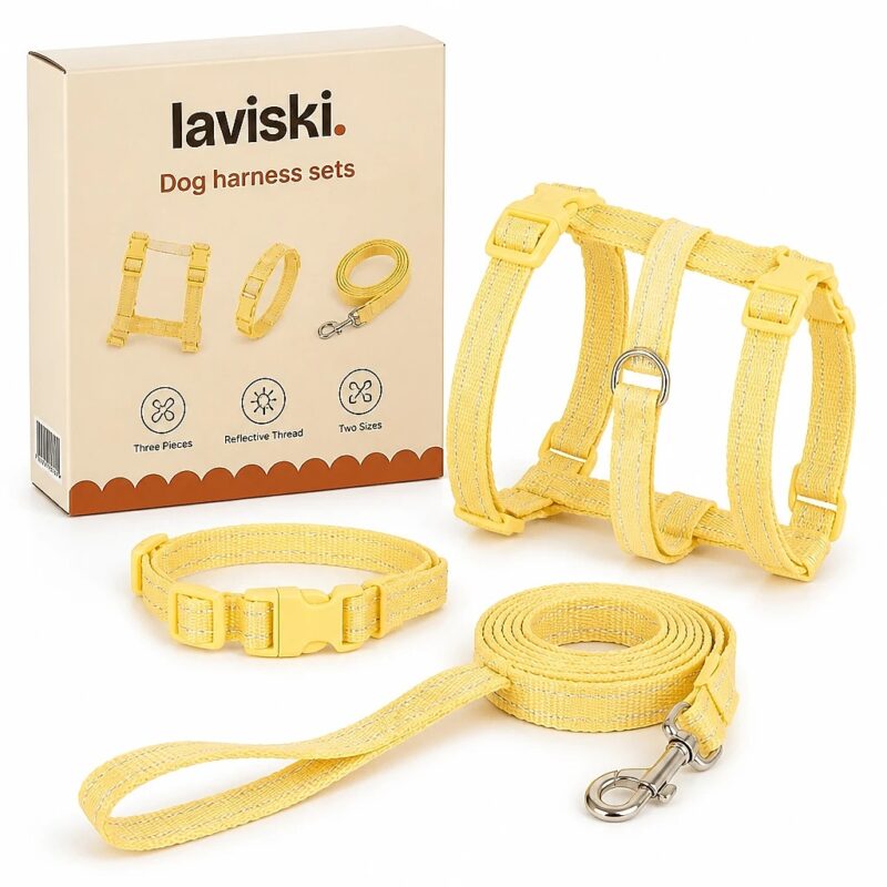 Dulcia Pastel Harness, Collar and Leash Set — Main Product Hero Dulcia Pastel Harness, Collar and Leash Set, main product hero