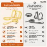 Dulcia Pastel Harness, Collar and Leash Set, comparison