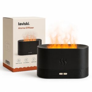 Embera Flame-Effect Aroma Diffuser, main product hero