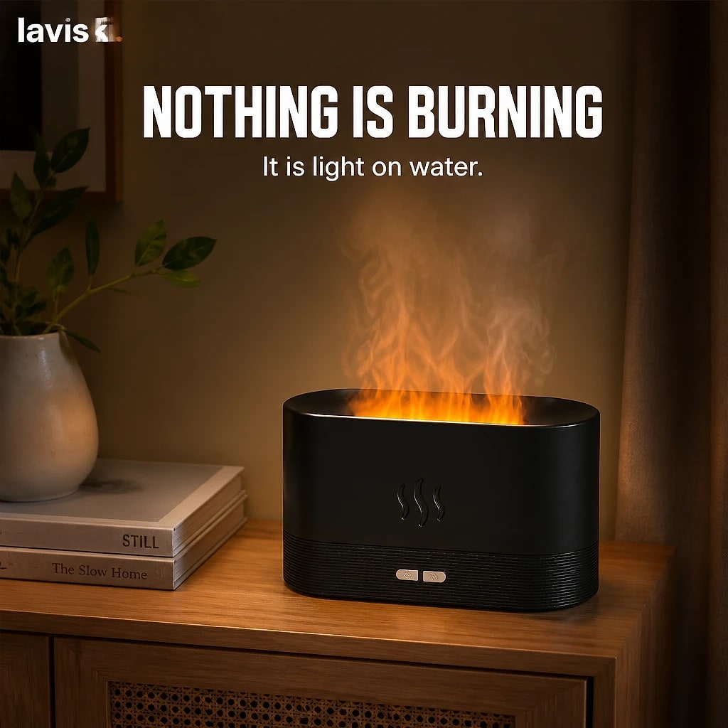 Embera Flame Effect Aroma Diffuser, durability and protection detail