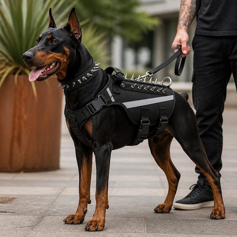Ferrona Spiked Tactical Dog Harness, solution / transformation