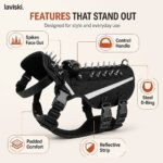 Ferrona Spiked Tactical Dog Harness, feature showcase